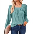 thumbnail image 1 of Túnica de Larga para Mujer, Color Verde Frijol, Talla XXL, 1 of 9