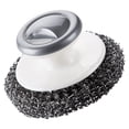 thumbnail image 3 of FONDOTIN Kitchen Scrub Brush Wok Cleaning Scrub Brush Grey Non-Scratching 1Set, 3 of 8