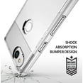 thumbnail image 6 of Xpression Cover for Motorola Moto G Stylus 5G 2024 Slim Fit Frame Shockptoof Hybrid Rubber Silicone Gummy TPU Clear Hard Back Protective Shell Phone Case - Transparent, 6 of 9