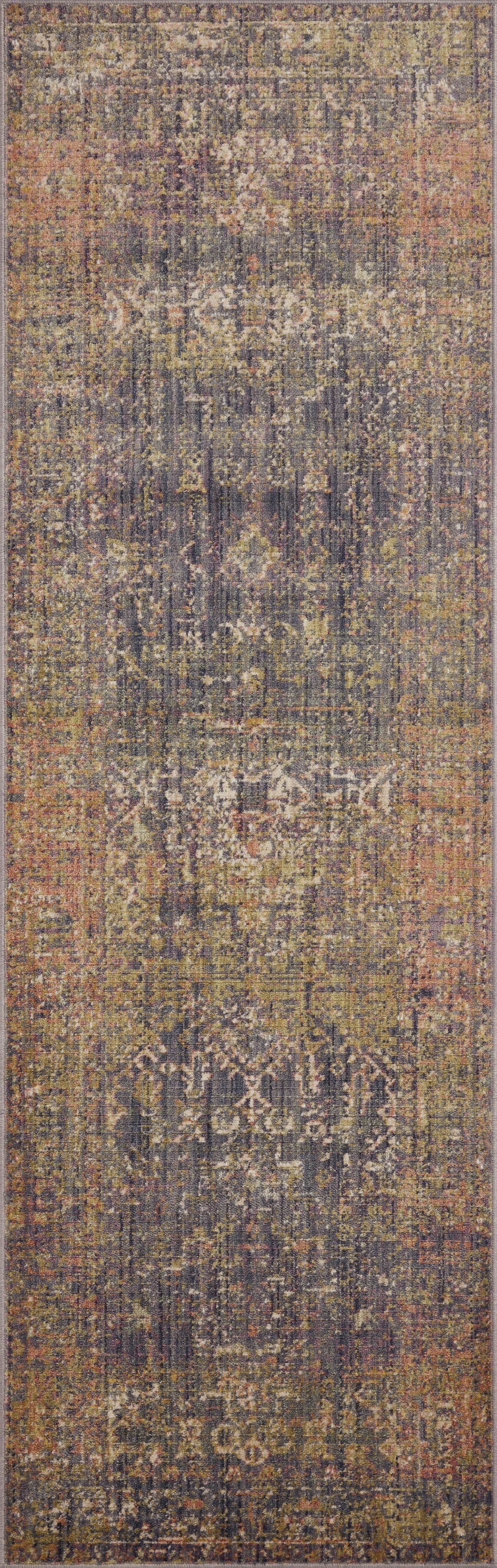 Jean Stoffer x Loloi Bradbury Ink / Multi 2'-6" x 12'-0" Runner Rug