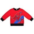 thumbnail image 2 of Spiderman Boys 2 Piece Character Crewneck and Jogger Set, Toddler, 2 of 5