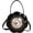 Black, variant on Novelty Clock Flower Handbag, Retro Crossbody Shoulder Bag for Women