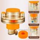 thumbnail image 5 of 3/2/1pcs Washing Machine Drain Sealing Tube 3 Ways Waste Pipe Connector Sewer Anti-Odor Sealing Rings for Bathroom, 5 of 5