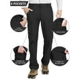 thumbnail image 6 of 33,000ft Men's Cargo Work Pants Water Resistant Lightweight Ripstop Hiking Pants with 6 Pocket, 6 of 8