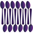 thumbnail image 1 of Stainless Steel Buffet Serving Spoons, 8 Inches, 12 Pieces, Large Spoons for Serving, Stainless Steel Solid Buffet Banquet Flatware Kitchen Basics Serving Spoon Big Ladle Spoon, Purple, 1 of 7