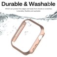 thumbnail image 4 of IBAOLEA Compatible IBAOLEA Watch 41mm Case Hard PC Frame Ultra-Thin Lightweight Woman Man Protective Bumper Shell Case for IBAOLEA Watch Series 7 41mm(Rose Gold) Rose Gold 41mm, 4 of 8
