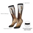 thumbnail image 4 of Yiaed Horses running Print Great elasticity Adult Stockings Sports socks for Men and Women, 4 of 6