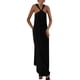 thumbnail image 1 of Vestido de verano PRETTYGARDEN para mujer 2025 con tiras holgadas, negro, 1 of 9