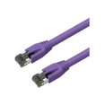 thumbnail image 1 of Axiom - Patch cable - RJ-45 (M) to RJ-45 (M) - 50 ft - 0.3 in - S/FTP - CAT 8 - booted, snagless, stranded - purple, 1 of 1