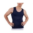 thumbnail image 6 of Insta Slim - Made in USA - Medium Compression Activewear Tank-Top for Men. Tummy Control Slimming Shapewear Body-Shaper for Beer Belly, Love Handles & Back Support (White, XL), 6 of 21