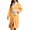 Orange, variant on Flannel Fleece Bathrobe For Women, Long Sleeve Lounge Belted Midi Robe, Fall & Winter Casual Shower Spa Robes With Pockets