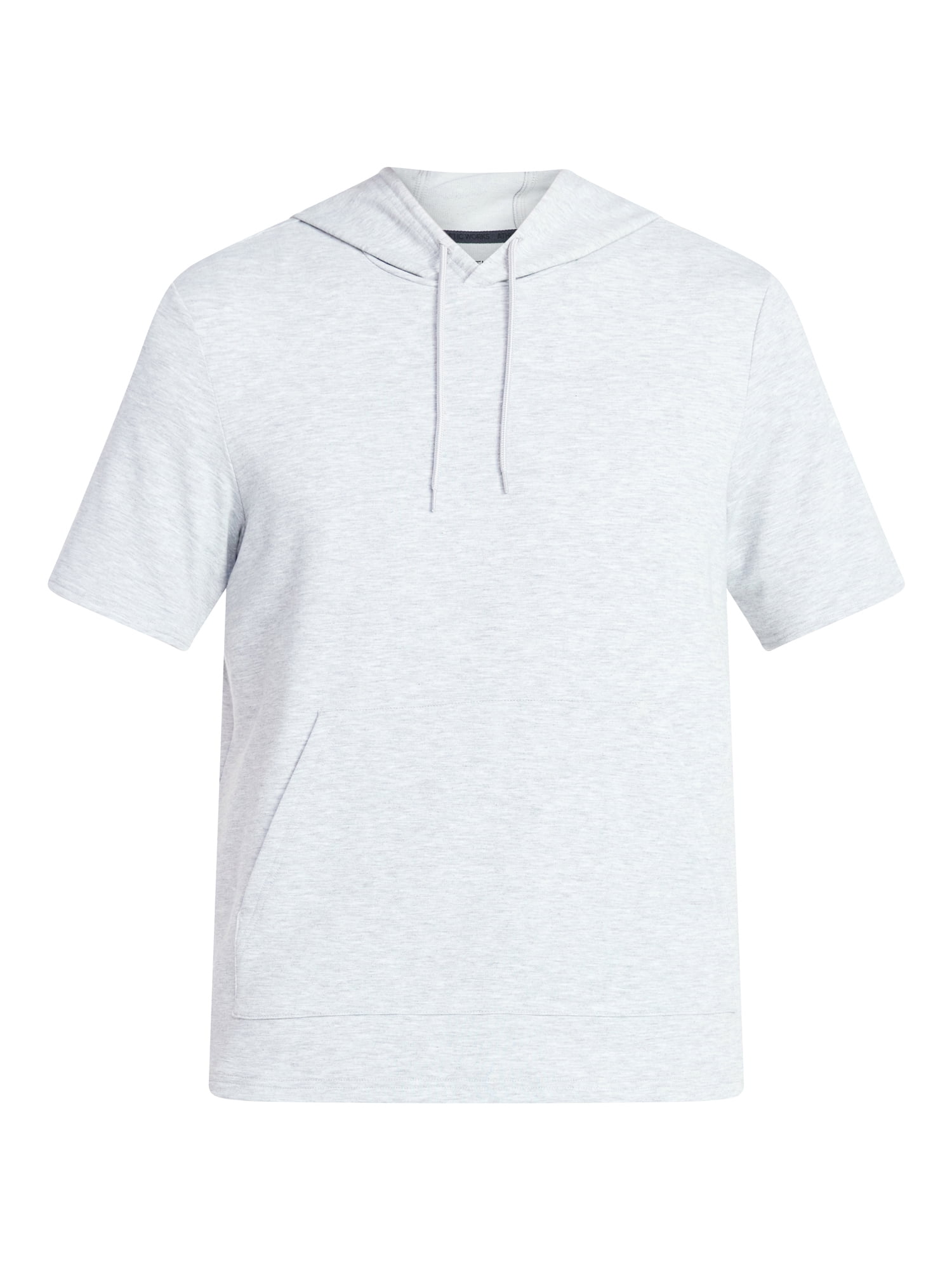 Athletic Works Men's and Big Men's Performance Coach Style Short Sleeve Hoodie Sweatshirt, Sizes XS-5XL