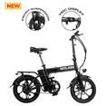 thumbnail image 5 of Foldable Electric Bike for Teen and Adult - 500W, 48V 8Ah, 20 Mile Range Ebike, 250LBS Max Loading, UL 2849 Certified, 5 of 7