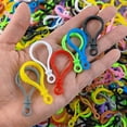 thumbnail image 2 of 300pcs Multicolor Lobster Clasp Keychain Lanyard Clips Plastic Lobster Claw Clasps Backpack Clips for Plastic Keychains for Crafts Keychain Hook DIY Handmade, Toys Craft Clasps, 2 of 4