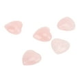 thumbnail image 4 of Heart Shaped Crystal6Pcs Heart Shaped Rose Rose Quartz Heart Stone Heart Crystal Best in Class, 4 of 4
