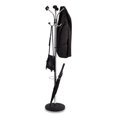 thumbnail image 2 of Alba Stily Coat Rack – Steel Standing Coat Rack With 4 Knobs & 4 Hooks, Umbrella Stand, 16”W X 16”D X 70.5”H, Black 2 of 6