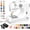 Gray, variant on Portable Tabletop Beginner Mini Sewing Machine for Use, Compact and Easy-to-Use Sewing Machine for Quick Repairs, DIY Crafts and Alterations, Giftable Sewing Machine for Beginners (Gray)