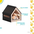 thumbnail image 4 of Casa para mascota Poli Pets 48x48x48cm negro PP-CPMWH-48CM, 4 of 6