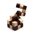 thumbnail image 1 of Puzzle Cube Snake Classic Games BSIRI, tamaño M, diseño de madera, 1 of 9