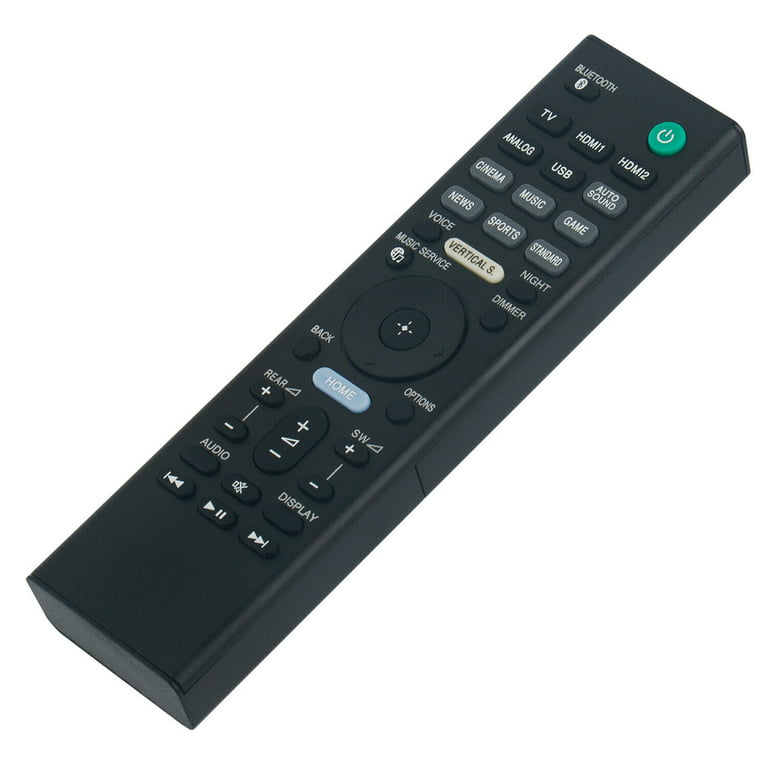 Kedelig Erfaren person filosofi New Remote Control RMT-AH400U for Sony Soundbar HT-Z9F SA-WZF9 SA-Z9F HTZ9F  SAWZF9 SAZ9F - Walmart.com