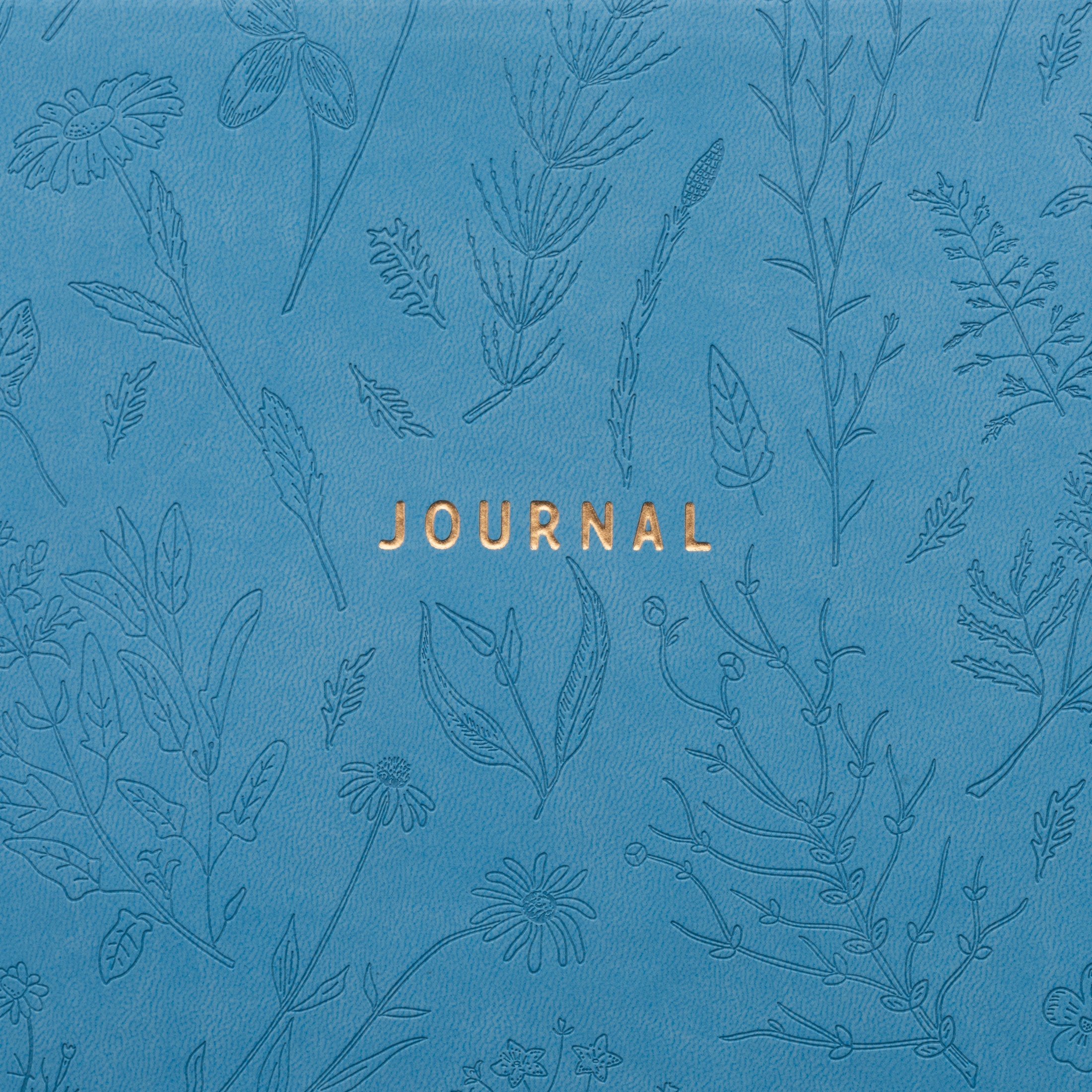 Pen+Gear Embossed Leatherette Journal, Blue photo 2