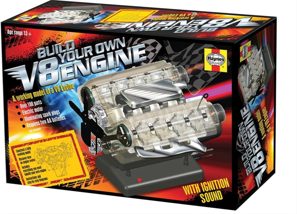 V8 Engine Model Kit 1:4 Scale HM12US California Car Cover