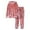 Pink, variant on Valora Women Fashion Outfit Product Women's Trousers Suit Casual Two Piece Set with Hooded Sweatshirt and Matching Pants Cozy Velvet Tracksuit for Everyday Comfort and Home Wear