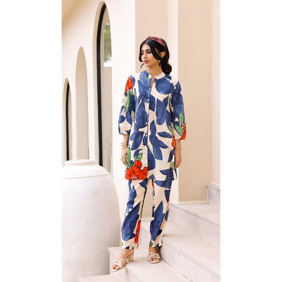 Top With Trousers Co-ords Set for Everyday Wear