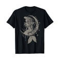 thumbnail image 1 of Disney Little Mermaid Ariel Tattoo Style Portrait Graphic T-Shirt All Size S-5XL, 1 of 4