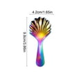 thumbnail image 2 of Coffee Spoon Long Handle Stainless Steel Stirring Spoon Iced Tea Spoon Dishwasher Reliable Dessert Spoon, Multicolor, 2 of 7