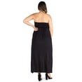 thumbnail image 7 of Plus Size Strapless Empire Waist Maxi Dress, 7 of 7