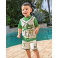 thumbnail image 2 of John Deere Rash Guard and Swim Trunks UPF 50+ Outfit Set Toddler to Little Kid, 2 of 5