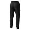 thumbnail image 3 of Cargo Sweatpants for Men Drawstring Waist Baggy Jogger Sweatpants with Cargo Pockets Gym Athletic Drawstring Joggers (XL, Black), 3 of 4
