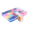thumbnail image 1 of 4800 Pcs Perles Rondes Rondes en Argile Polymère pour Bracelets Colliers, 1 of 8