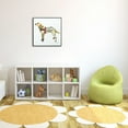 thumbnail image 5 of Empire Art Direct Yellow Lab on Reverse Printed Art Glass and Anodized Aluminum Black Frame Wall Art, 24" x 24" x 1", Ready to Hang, 5 of 9