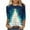 Navy, variant on Womens Christmas Tops Sparkly Christmas Tree Shirt 3/4 Sleeve Blouses for Women Casual Crewneck Basic Tee Shirts Holiday Tops