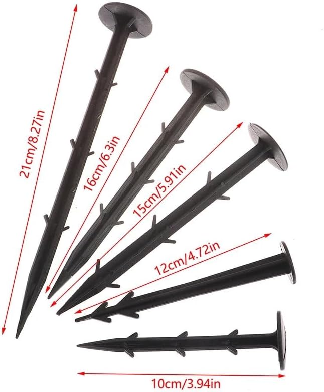 Gamvdout Trampoline Accessories trampoline parts 10Pcs Outdoor Camping Tent Pegs Ground Nails Screw Anchor Stakes Pegs Hiking Tent Stakes Garden Ground Nail Pins Accessories