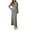 Grey, variant on QHFBli Women's Sweater Dress 2025 Fall Winter Long Sleeve Square Neck Pleated Wedding Guest Knit Midi Dresses