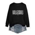 thumbnail image 4 of Black Oversized Sweatshirts for Women Volleyball Mom Sweatshirt Woman Volleyball Shirt Volleyball Mom Gift Shirts Casual Long Sleeve Pullover Tops Fall Trendy Outfits, 4 of 4