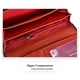 thumbnail image 4 of Qarigey Cartera larga de cuero con cierre de cremallera, bolsillo para monedas, monedero para almacenamiento de dinero, tarjetero de crédito y Carteras Plata, 4 of 6