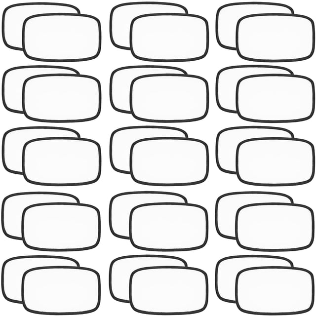Parches de sublimación Gadjica Iron On para manualidades, 30 unidades