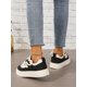 thumbnail image 2 of Women's Fashionable Color Block Beige Breathable Lace-Up Round Toe Sneakers For Casual And Sporting, 2 of 4