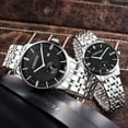 thumbnail image 3 of CHENXI Lover's Stainless steel Waterproof Clock Date Wristwatches Women Fashion Quartz Watches For Men Watches Send wife Gift, 3 of 6