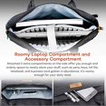 thumbnail image 2 of E-Tree 17.3 inch Laptop Sleeve 17 inches Shockproof Foam Computer Shoulder Bag Briefcase,Black, 2 of 5