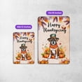 thumbnail image 5 of Happy Thanksgiving Boxer Welcome Thankful Fall Autumn Pumpkin Vertical Metal Aluminum Sign Boxers Dog Lover Gifts Idea Wall Art Home Decor - 02021, 5 of 5