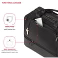 thumbnail image 3 of SWISSGEAR Weekender II Travel Tote Bag in Black for Travel, Gym and Everyday with Laptop Pocket and Bottom Compartment, 3 of 13