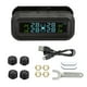 thumbnail image 1 of Juego de sistema de control de presión de neumáticos TPMS, sistema de control de presión de neumáticos de coche con energía Solar, pantalla LCD con 4 sensores, 1 of 7