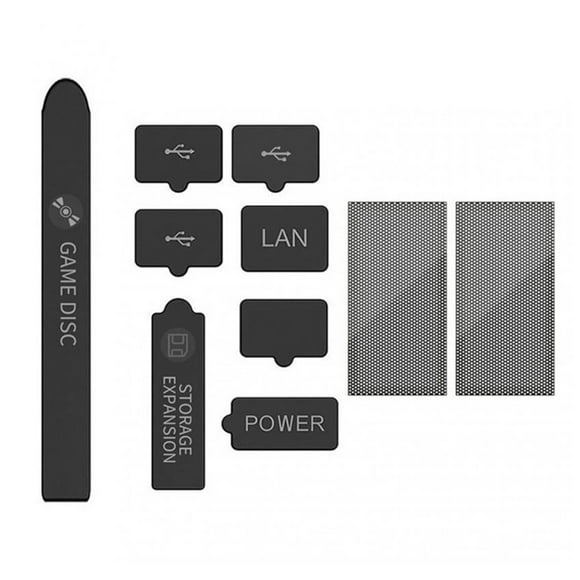 Seitruly Cubiertas de conector para consola de juegos Tapones antipolvo de silicona Protectores extraíbles a prueba de polvo Accesorios del kit Videojuegos y accesorios