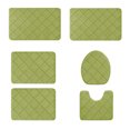 thumbnail image 2 of PPgejGEK Foam Bath Mat 6 Set Whole Room Bathroom Rugs for 6 Pcs Toilet Mats Universal Soft Comfortable Water Absorption Non Slip Thick Machine Washable Easy Dry Reduced Price, 2 of 7