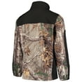 thumbnail image 4 of Men's Dunbrooke Realtree Camo/Black Jacksonville Jaguars Circle Hunter Softshell Full-Zip Jacket, 4 of 4